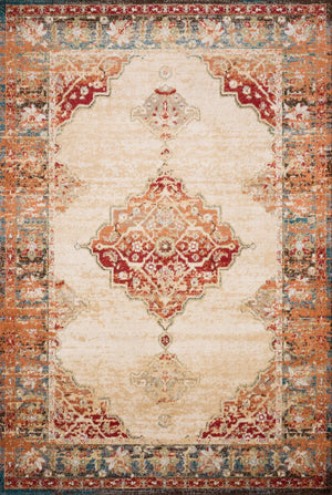 Isadora ISA-04 Ant. Ivory/Sunset Rug