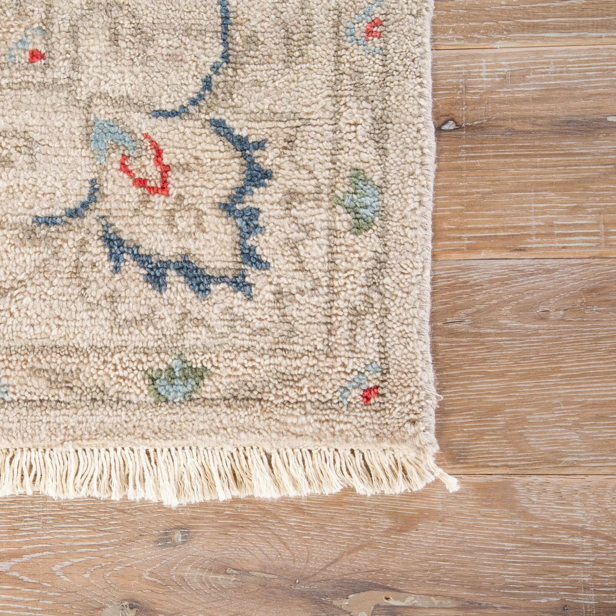 Jaipur Revival Jar01 Hacci Cream/Blue Rug