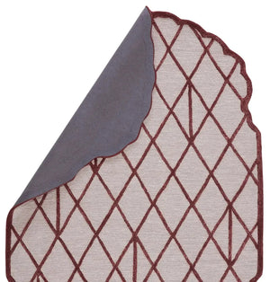Jaipur Wunderkammer JWK01 Wine/Lt. Grey Rug