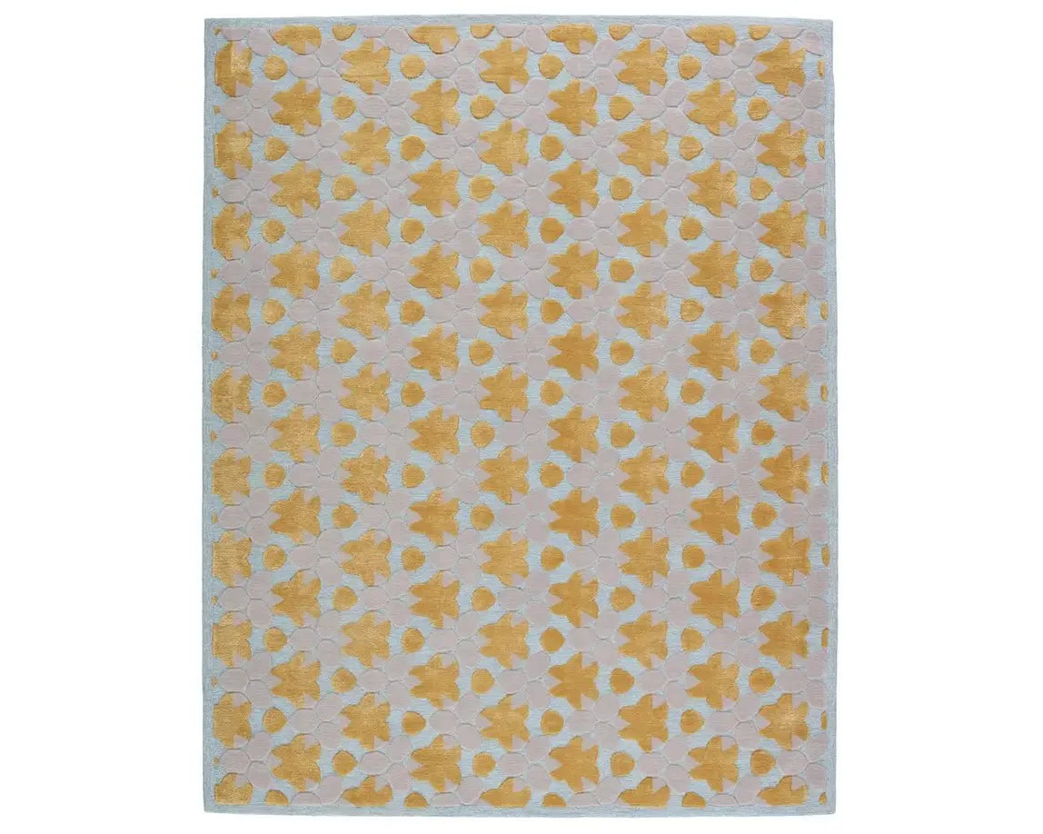 Jaipur Wunderkammer JWK03 Lt. Blue/Gold Rug