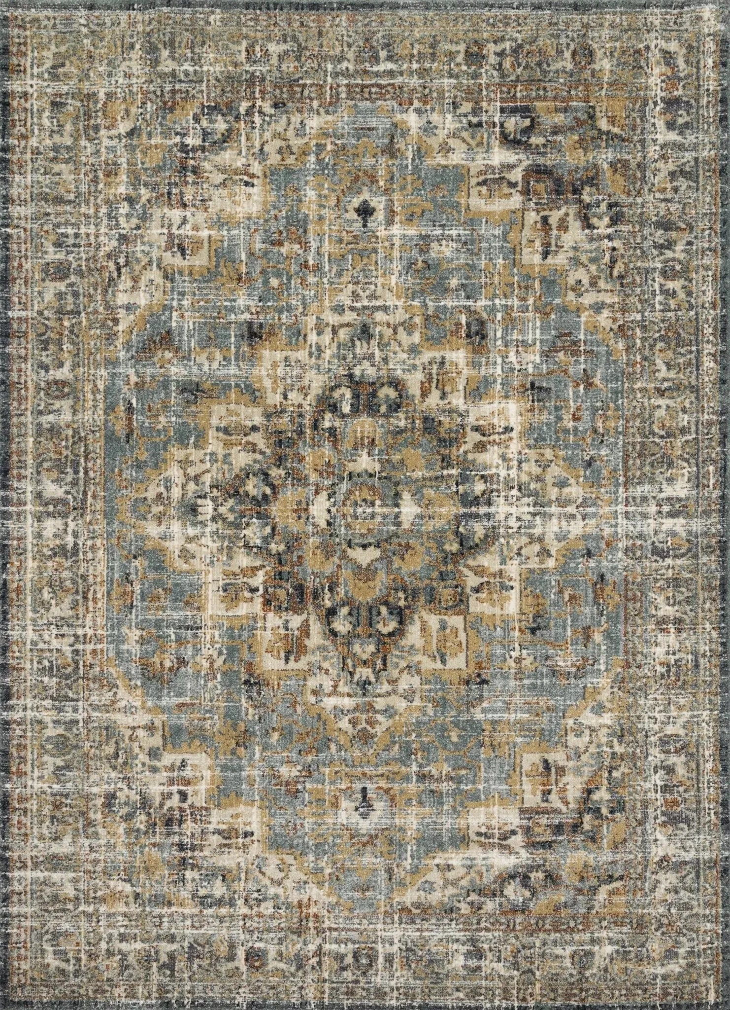 James by Magnolia Home JAE-04 Sky/Multi Rug