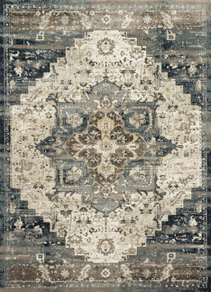 James by Magnolia Home JAE-05 Taupe/Marine Rug