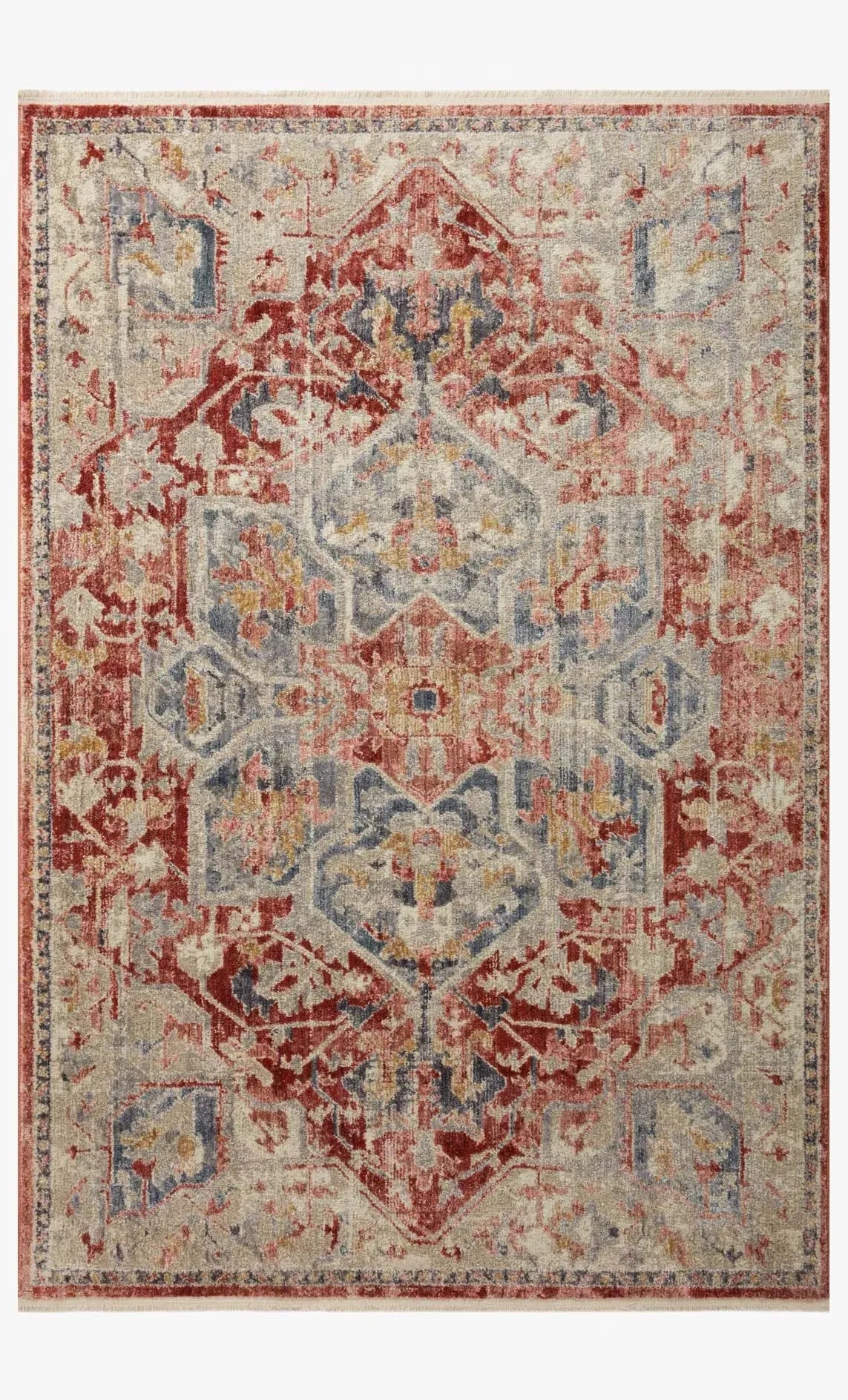 Janey By Magnolia Home Jay-01 Garnet/Multi Rug