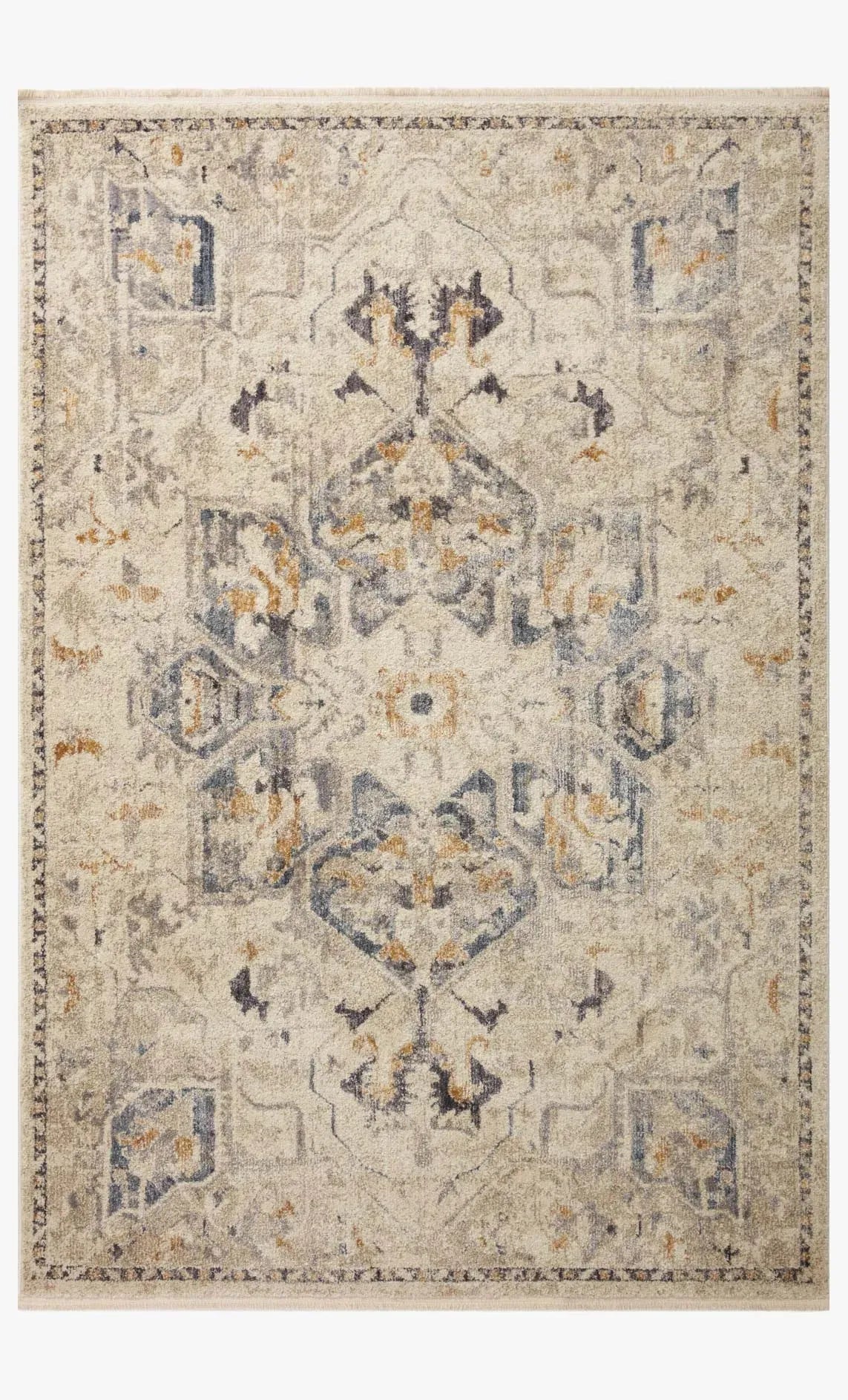 Janey By Magnolia Home Jay-01 Natural/Indigo Rug