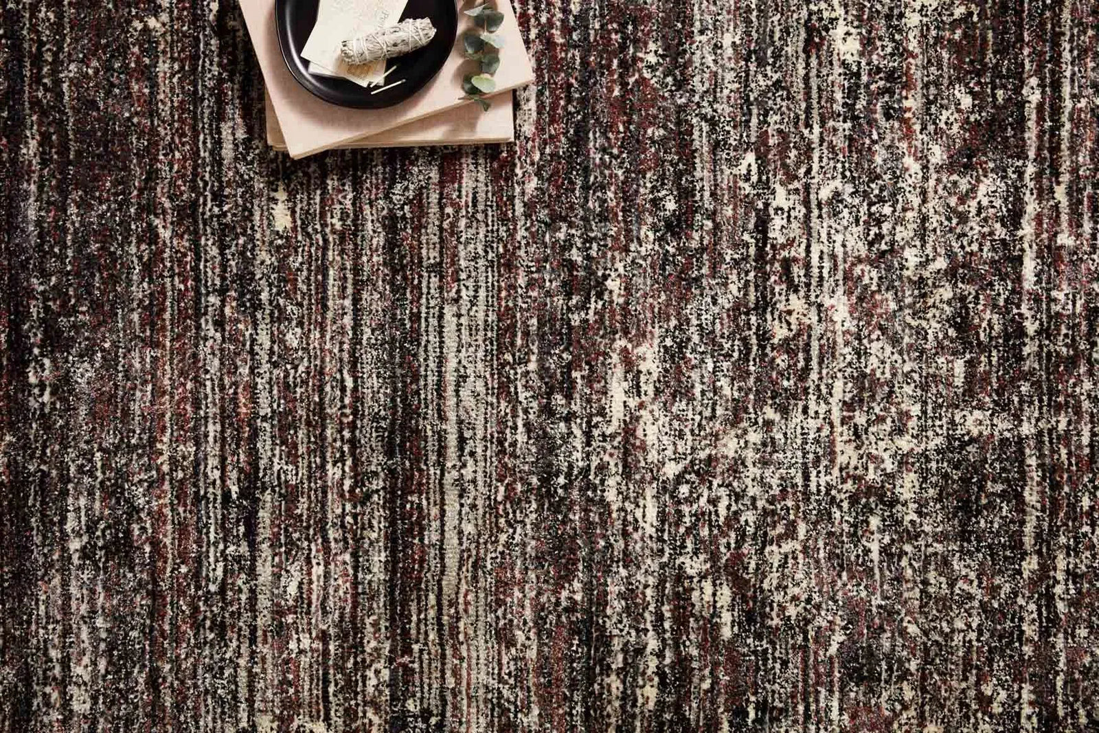 Jasmine Jas-04 Midnight/Bordeaux Rug