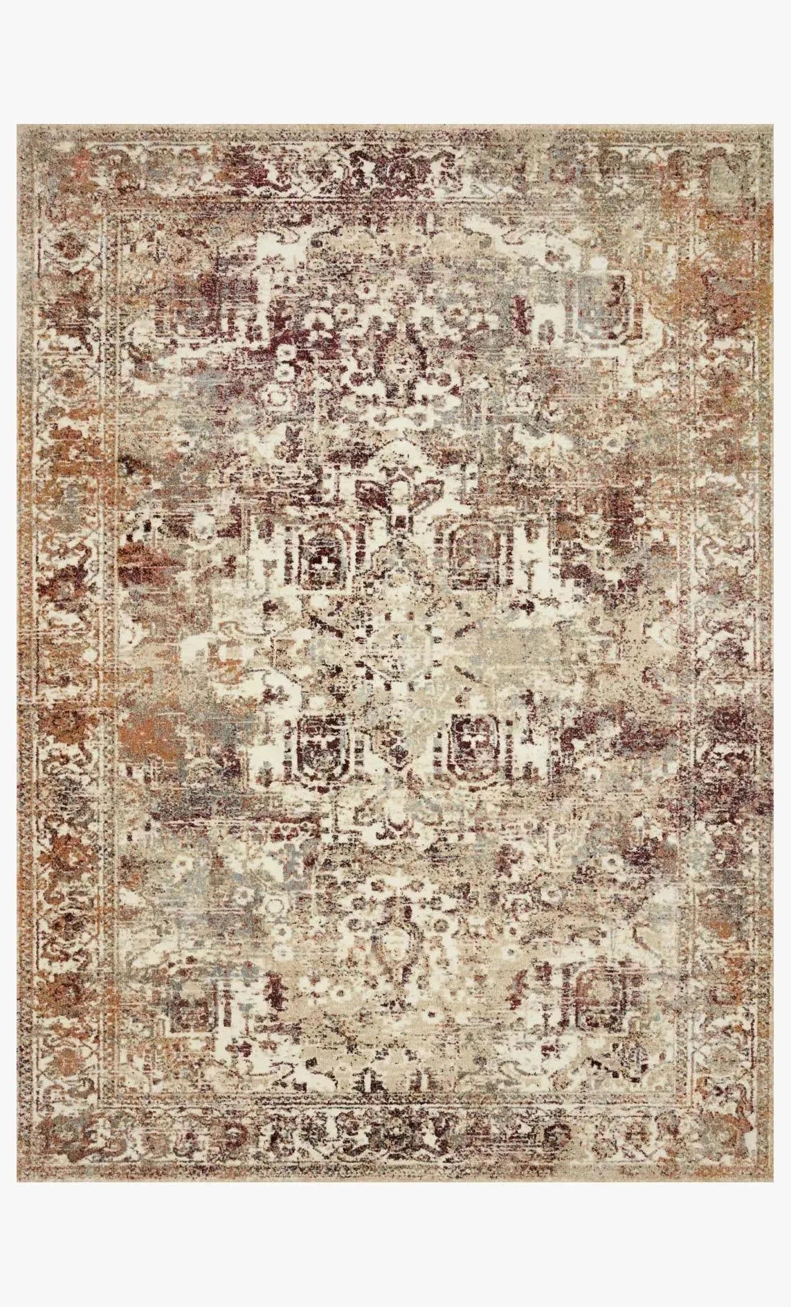 Jasmine Jas-06 Ivory/Multi Rug