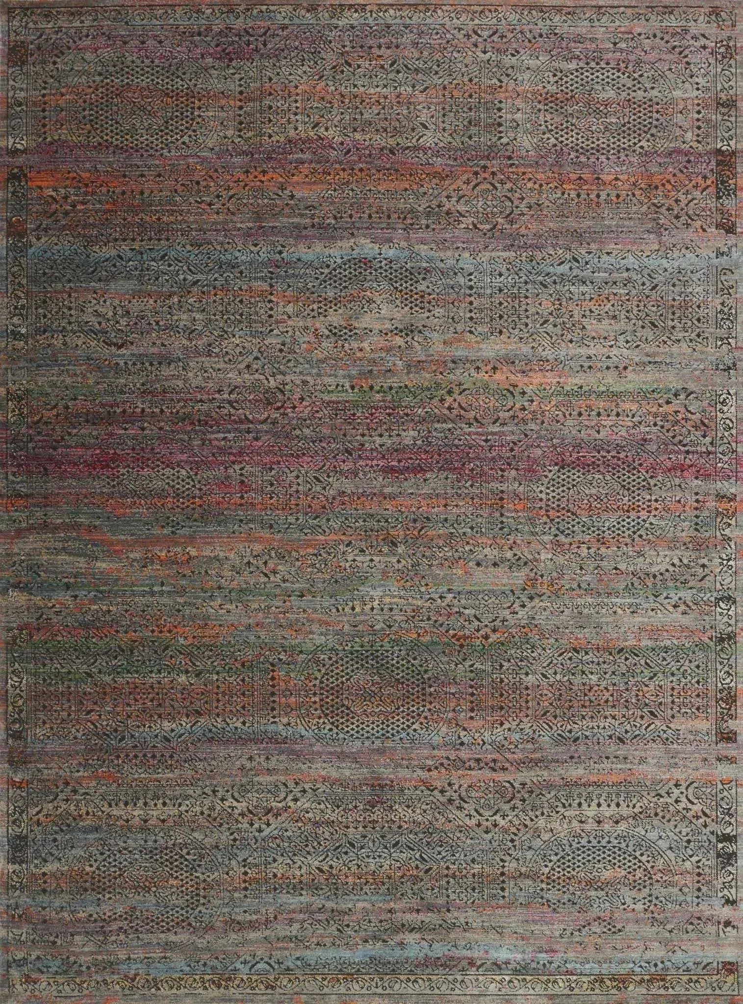 Javari JV 02 Charcoal / Sunset Rug