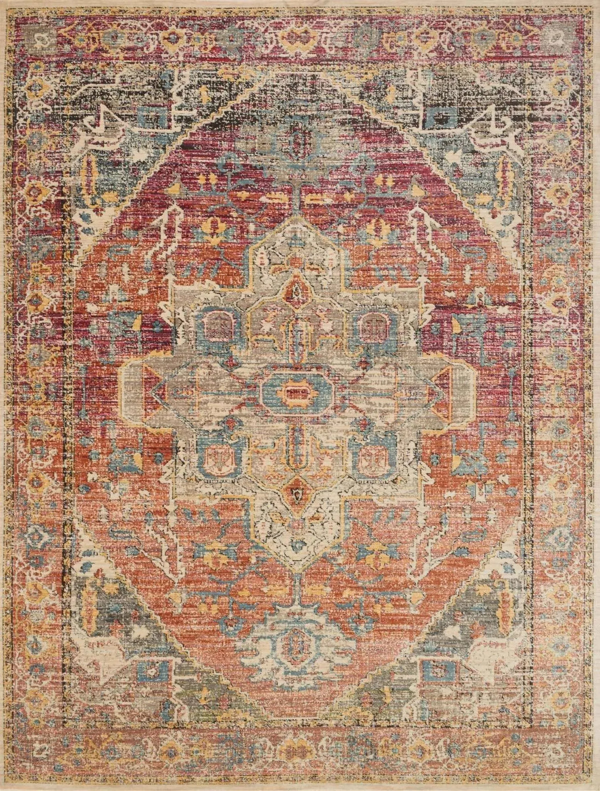 Javari JV 08 Berry / Sunrise Rug