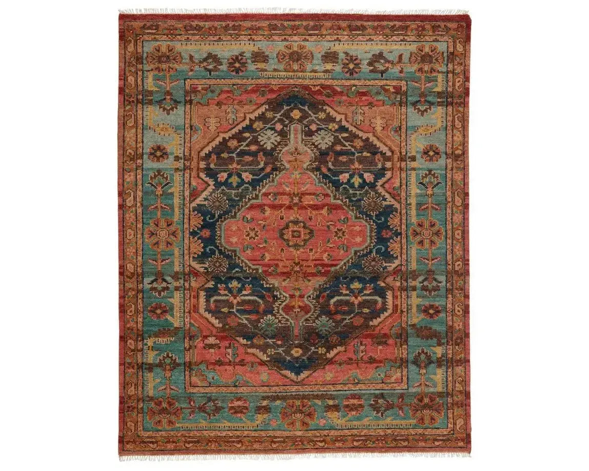 Jinsen JIN03 Aqua/Blue Rug