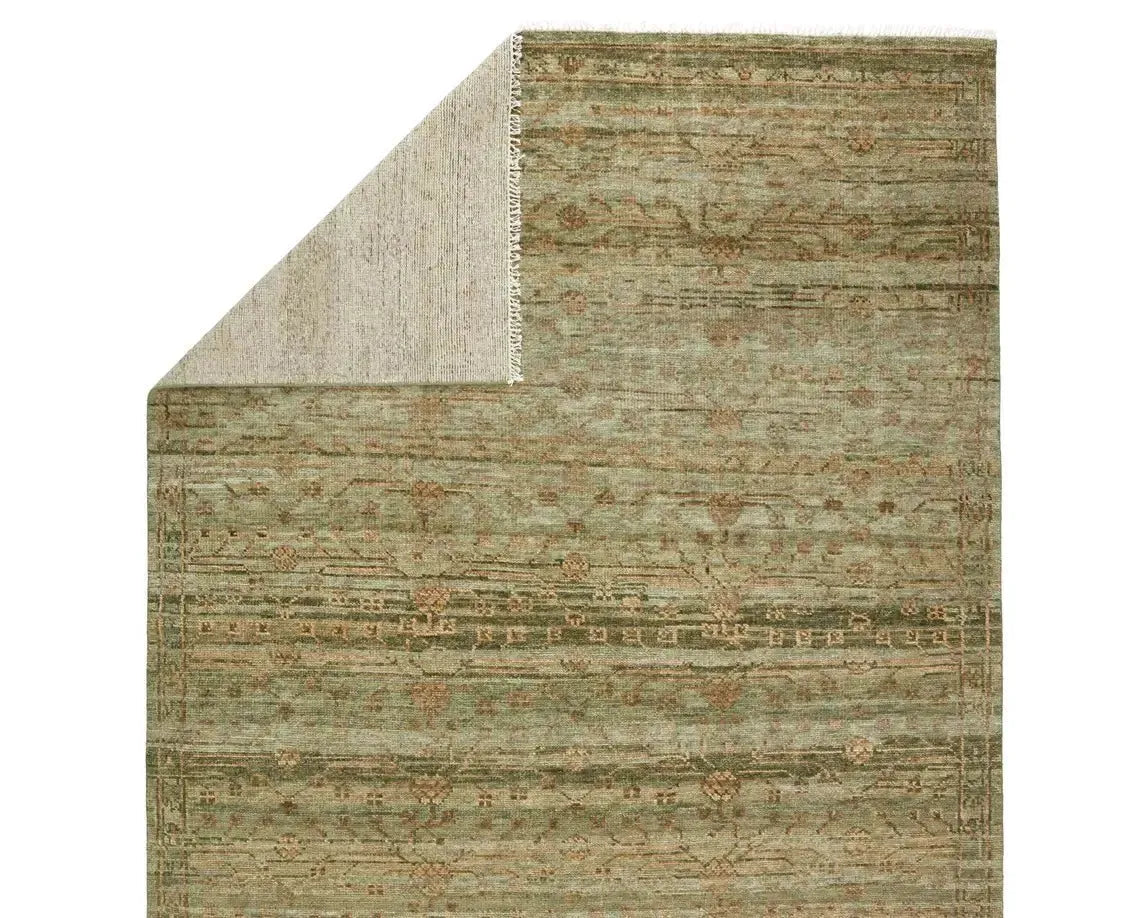 Jinsen JIN04 Green/Gold Rug