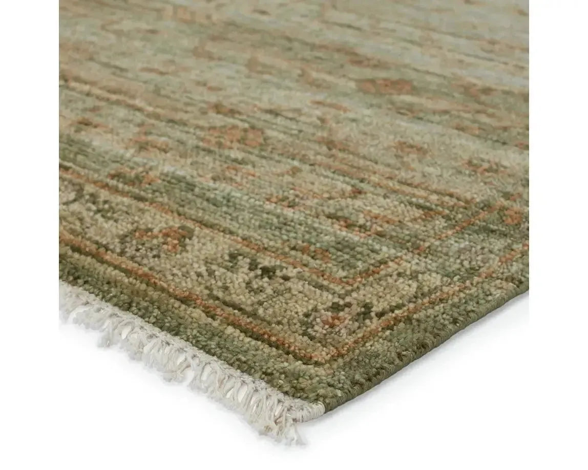 Jinsen JIN04 Green/Gold Rug