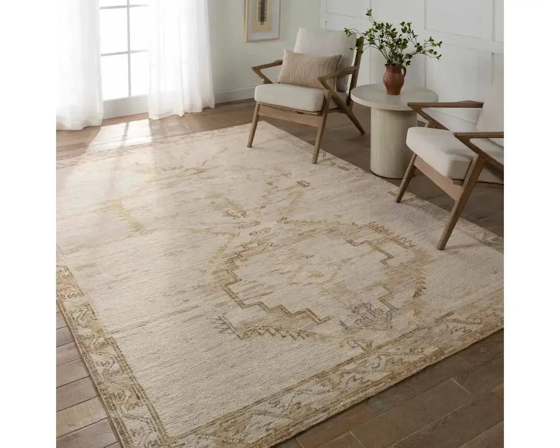 Jinsen JIN05 Beige/Brown Rug