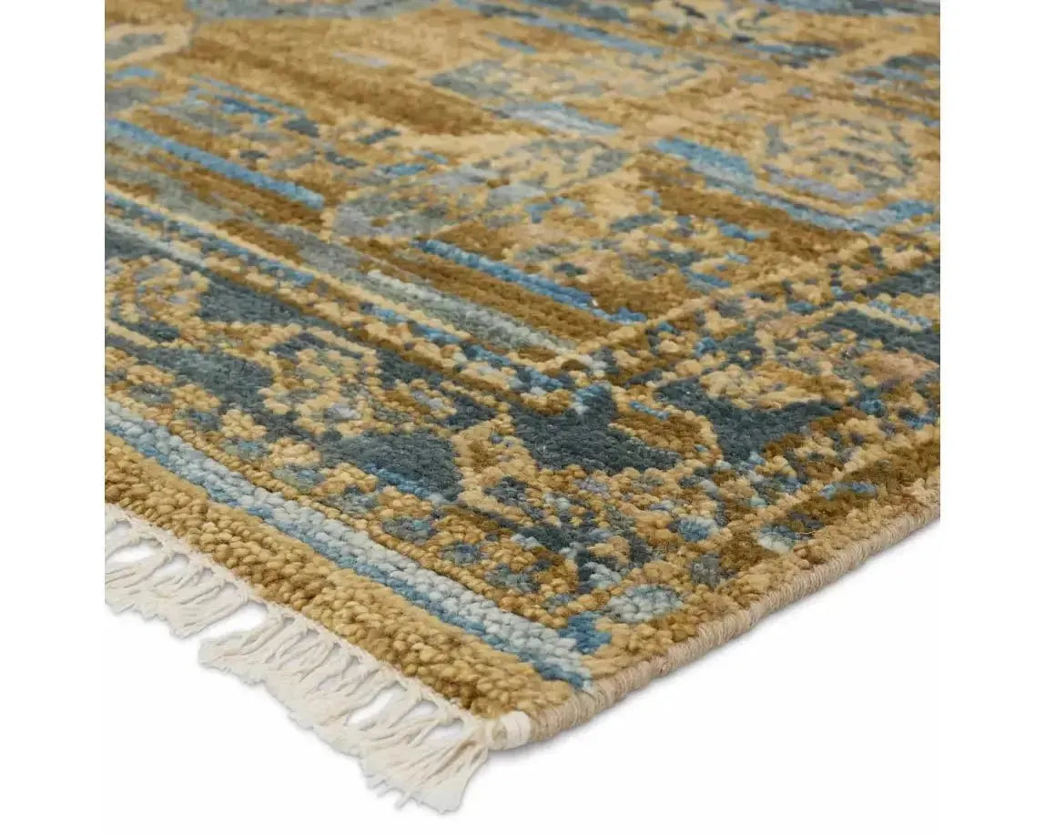 Jinsen JIN06 Brown/Blue Rug