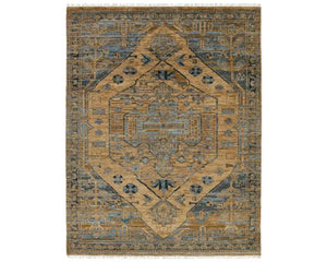 Jinsen JIN06 Brown/Blue Rug