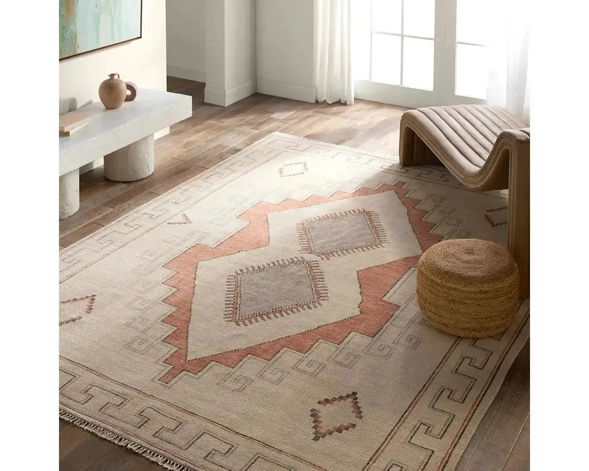 Jinsen JIN08 Grey/Cream Rug