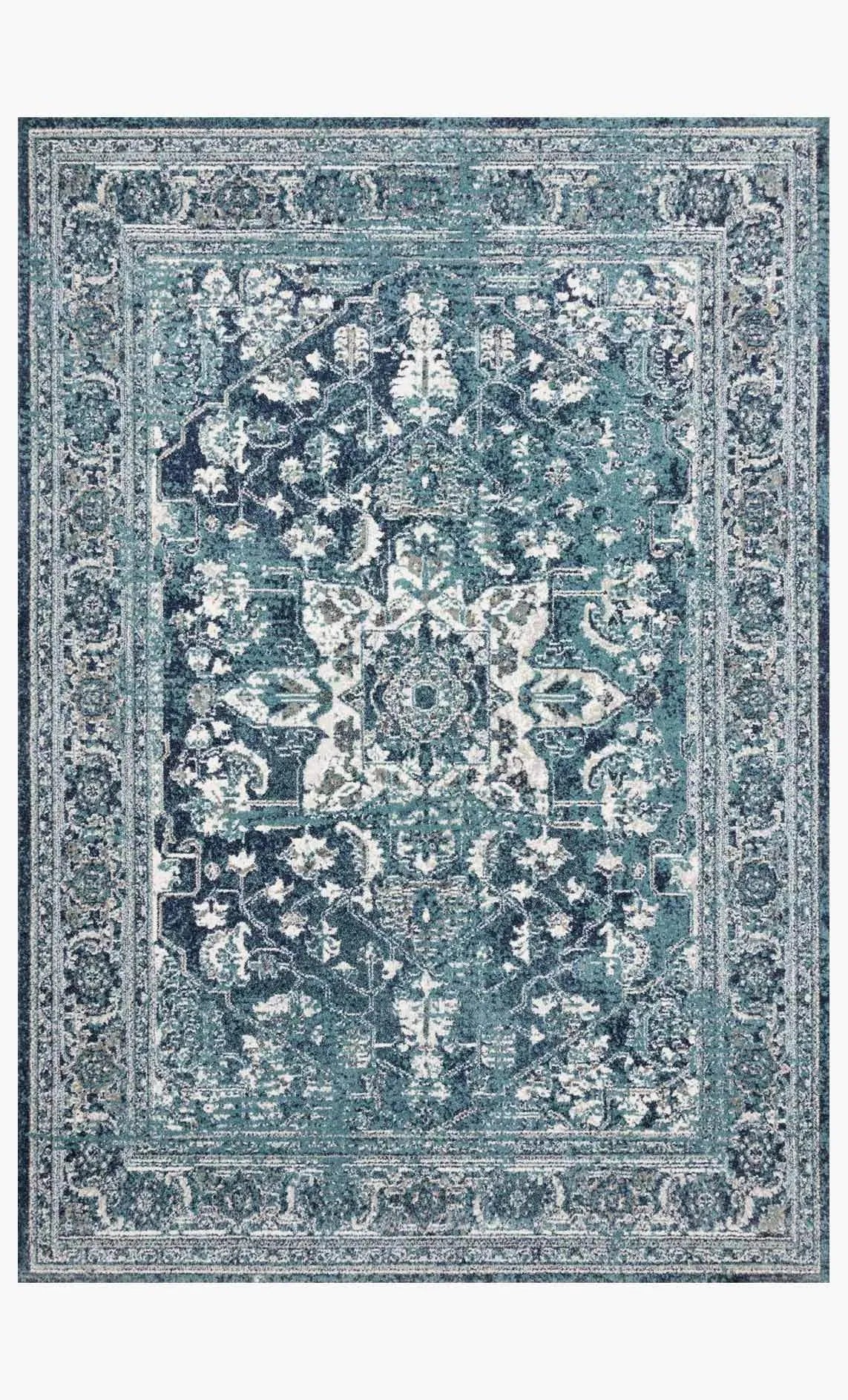 Joaquin JOA-01 Ocean/Ivory Rug
