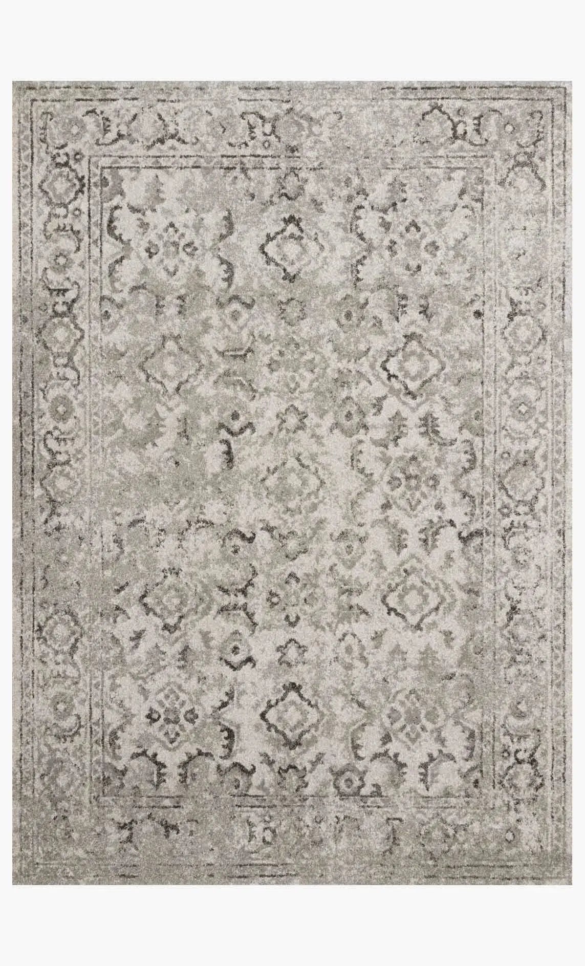 Joaquin JOA-05 Silver/Grey Rug - Rug & Home