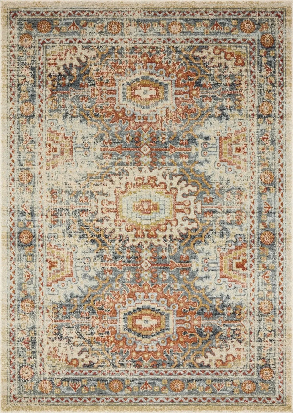 Jocelyn Joc-03 Mist/Multi Rug