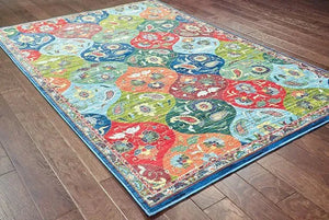 Joli 9648S Multi/ Blue Rug