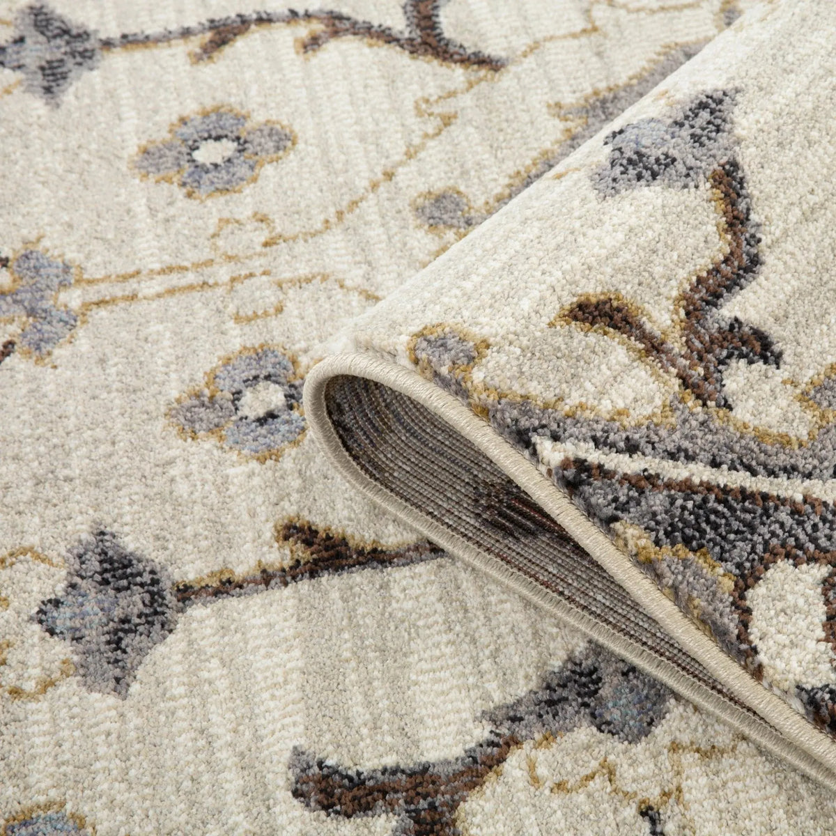 Jordan JOR-10 Ivory/Blue Rug