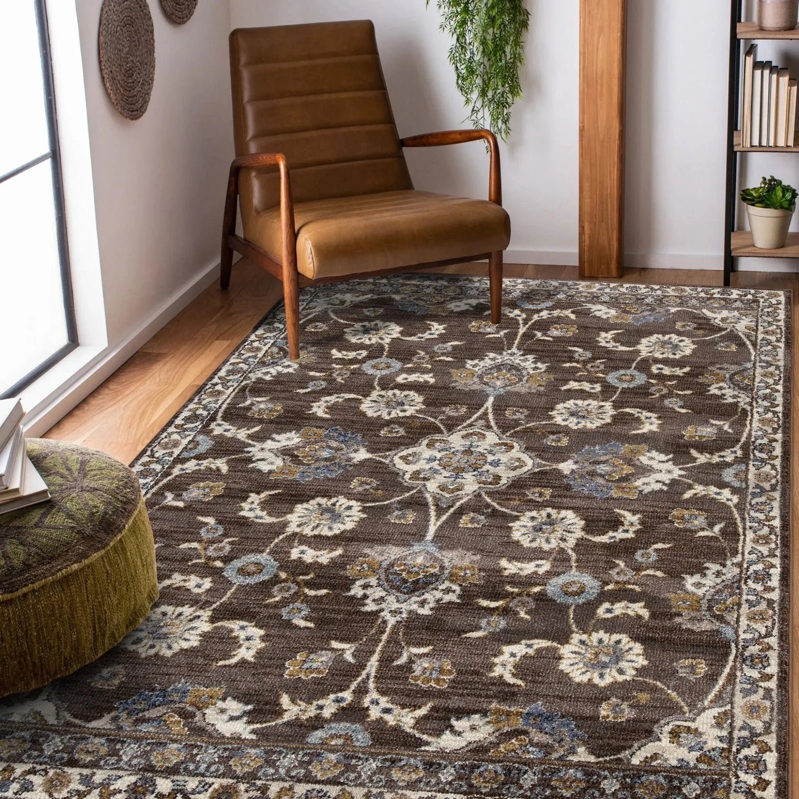 Jordan JOR-11 Brown Rug