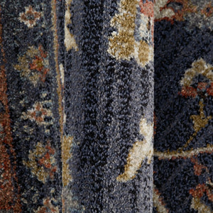 Jordan JOR-2 Navy Blue Rug