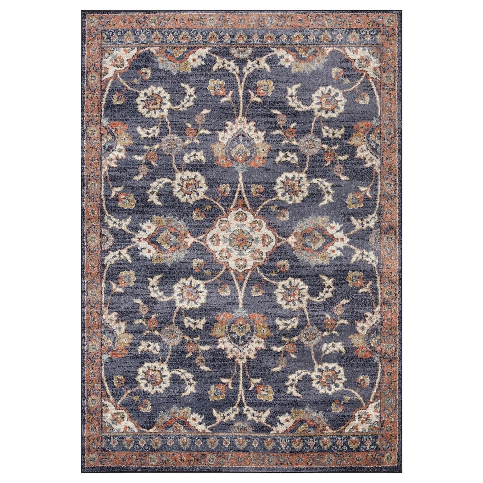 Jordan JOR-2 Navy Blue Rug