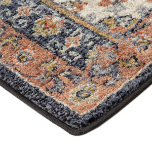 Jordan JOR-2 Navy Blue Rug