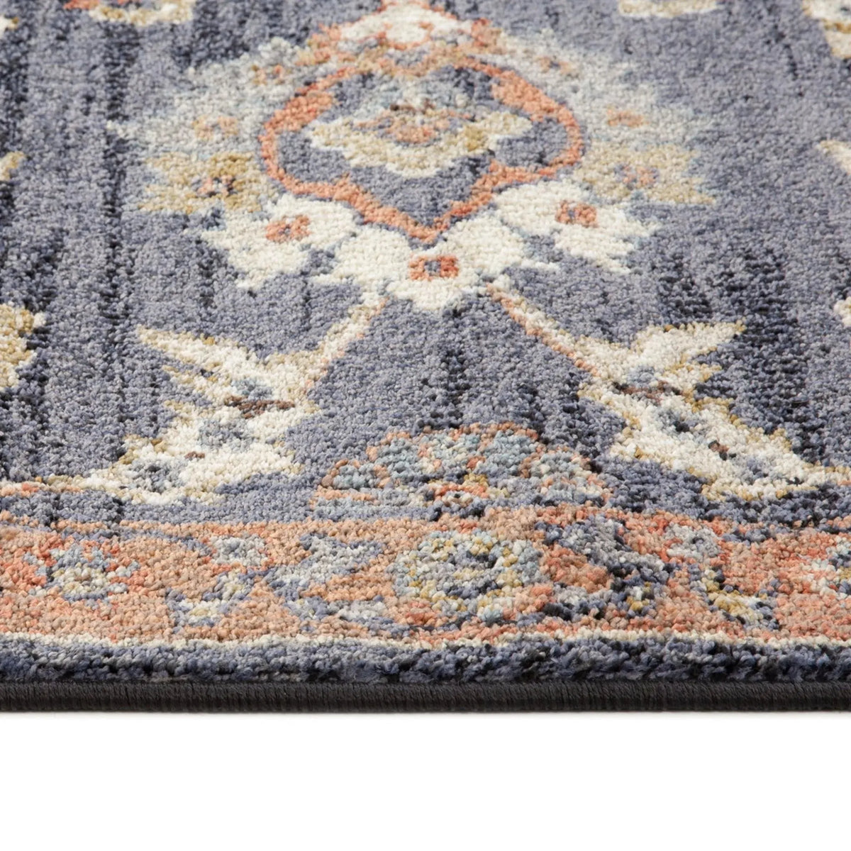 Jordan JOR-2 Navy Blue Rug