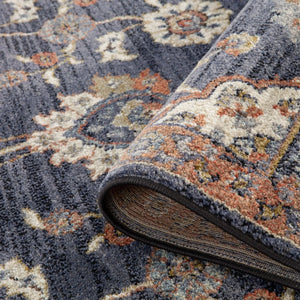 Jordan JOR-2 Navy Blue Rug