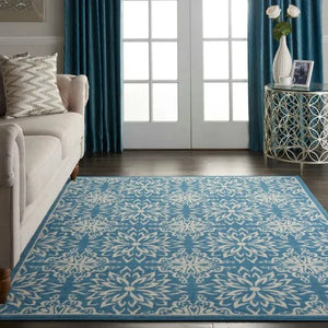 Jubilant JUB06 Ivory/Blue Rug
