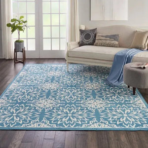Jubilant JUB06 Ivory/Blue Rug