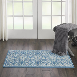 Jubilant JUB06 Ivory/Blue Rug
