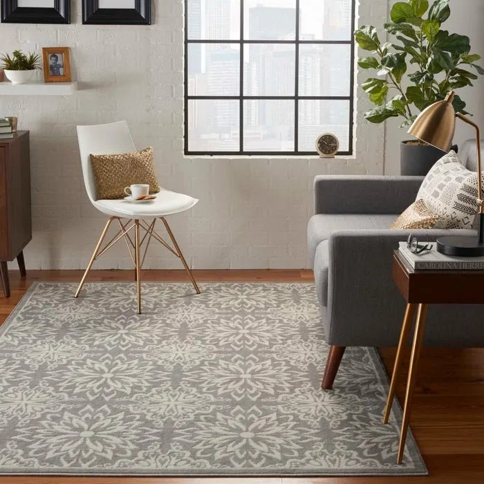 Jubilant JUB06 Ivory/Grey Rug