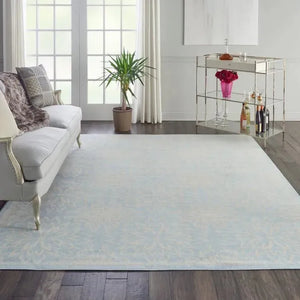 Jubilant JUB06 Ivory/Light Blue Rug