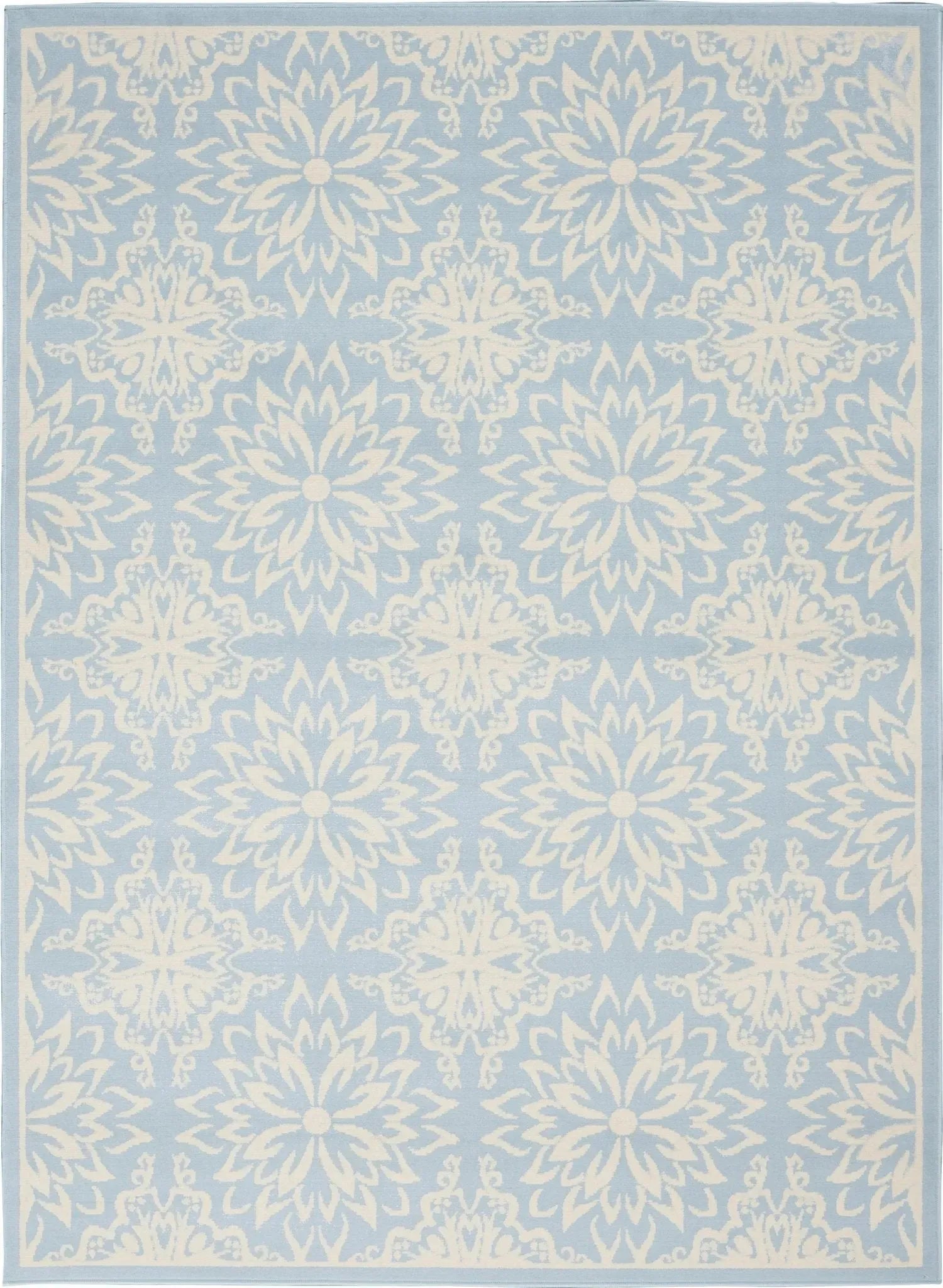 Jubilant JUB06 Ivory/Light Blue Rug