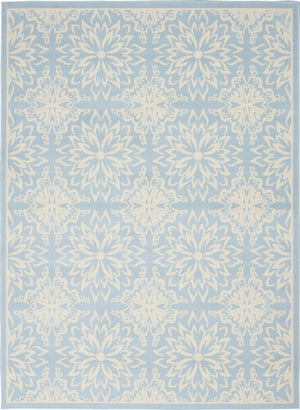 Jubilant JUB06 Ivory/Light Blue Rug