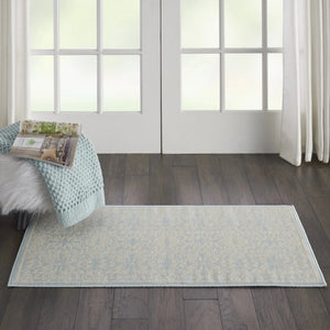 Jubilant JUB06 Ivory/Light Blue Rug