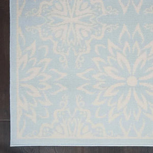 Jubilant JUB06 Ivory/Light Blue Rug