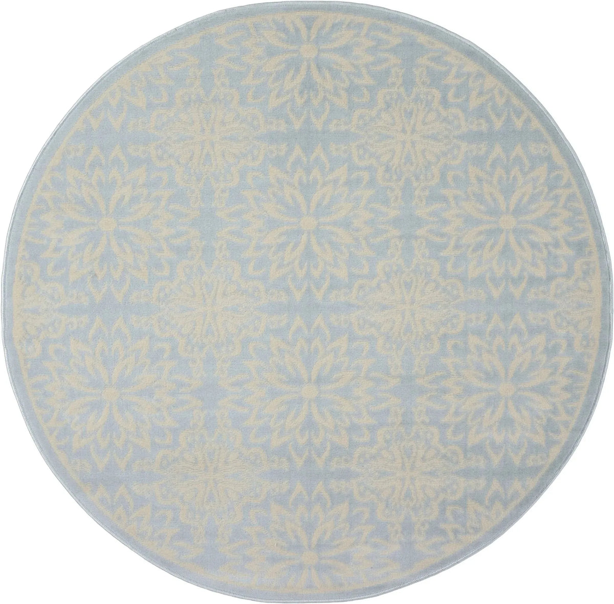 Jubilant JUB06 Ivory/Light Blue Rug