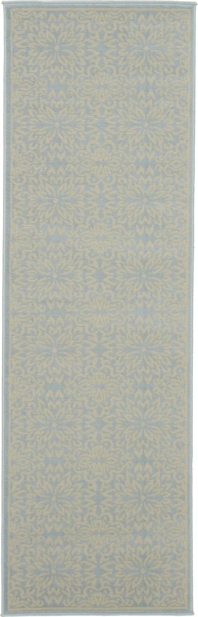 Jubilant JUB06 Ivory/Light Blue Rug