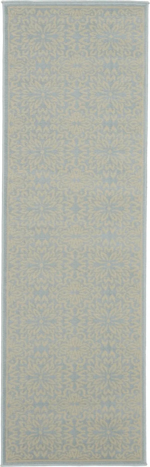 Jubilant JUB06 Ivory/Light Blue Rug