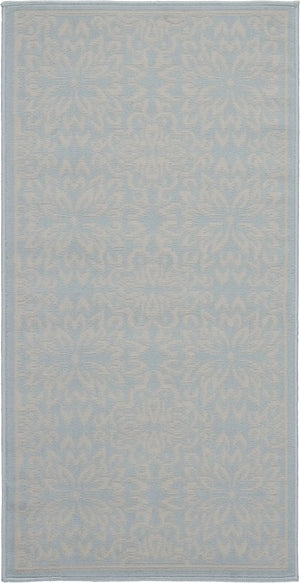 Jubilant JUB06 Ivory/Light Blue Rug