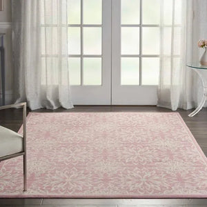 Jubilant JUB06 Ivory/Pink Rug