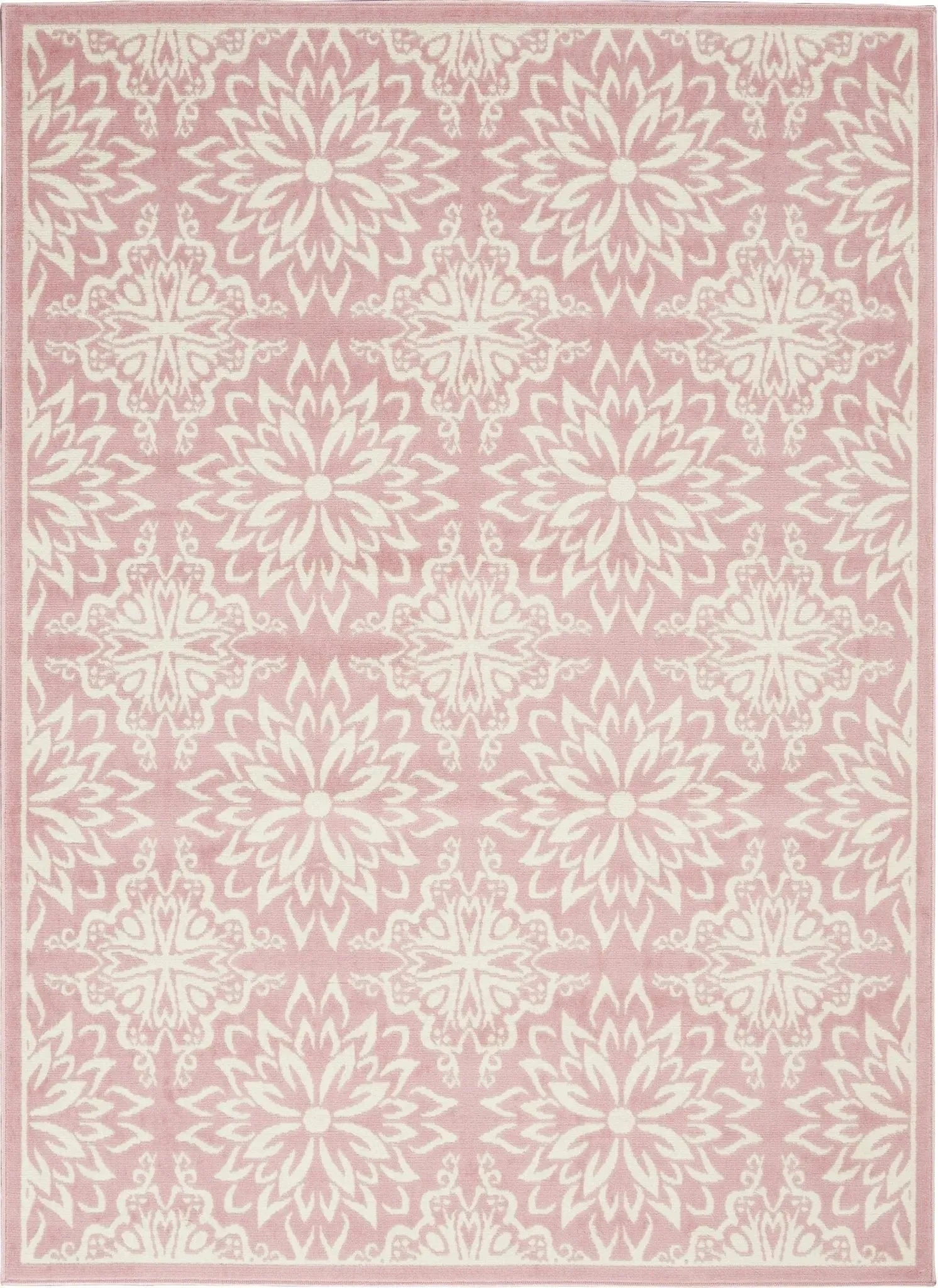 Jubilant JUB06 Ivory/Pink Rug