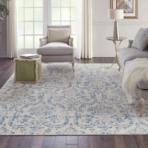 Jubilant JUB09 Ivory Blue Rug