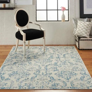 Jubilant JUB09 Ivory Blue Rug