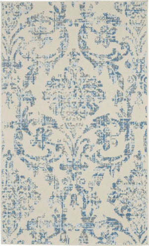 Jubilant JUB09 Ivory Blue Rug