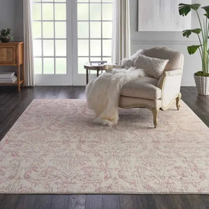 Jubilant JUB09 Ivory/Pink Rug