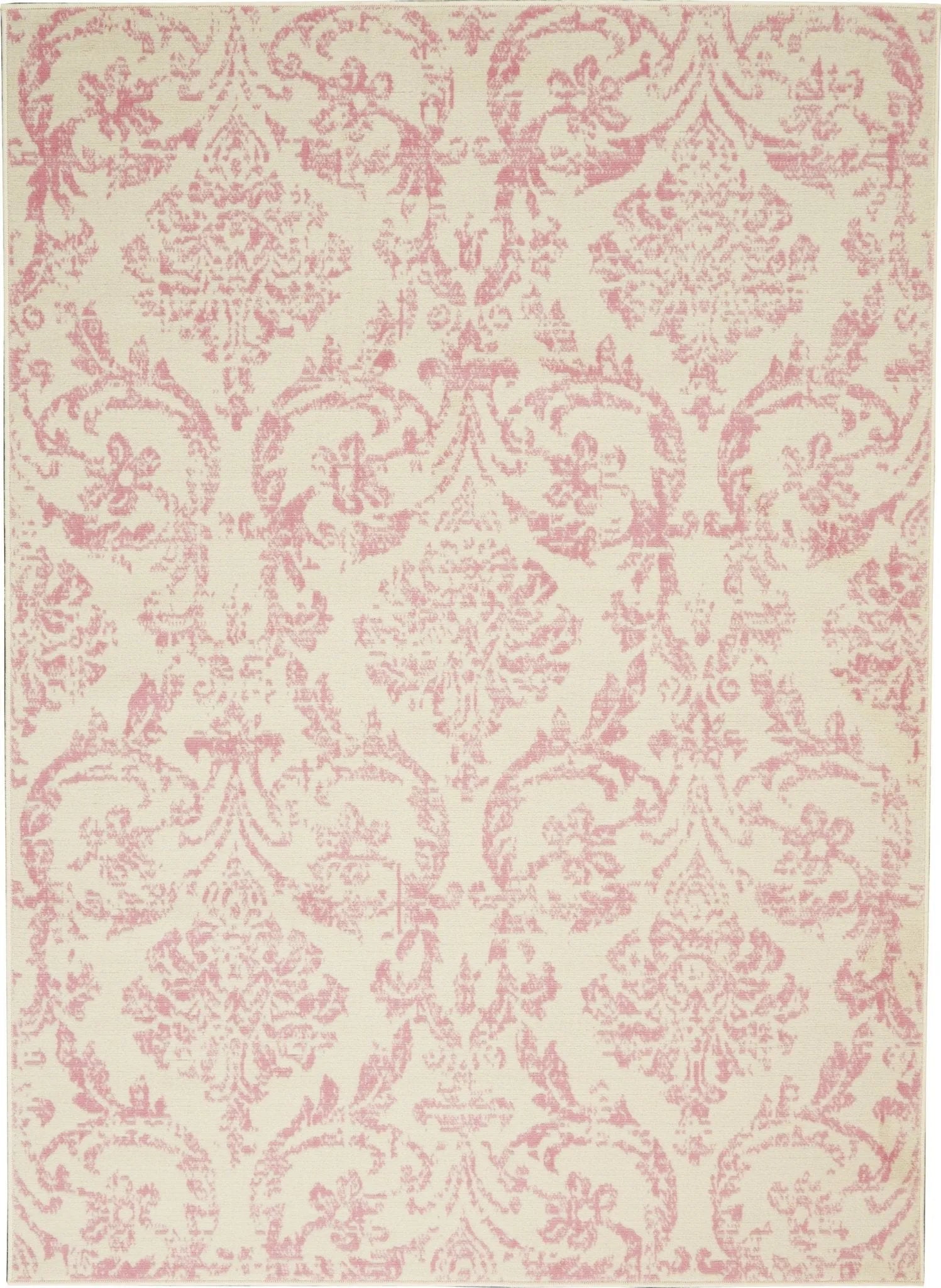 Jubilant JUB09 Ivory/Pink Rug